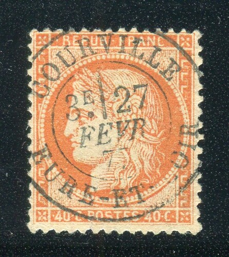 Superbe rare 38 cachet - &,
