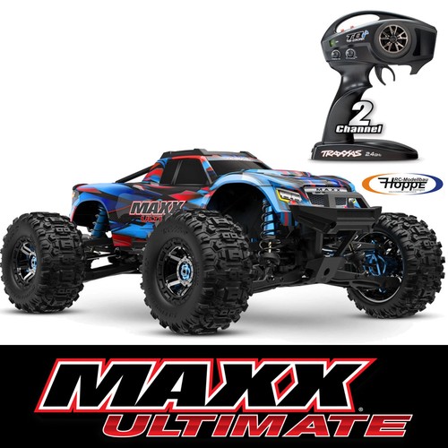 Traxxas trx89087 bleu - trx89087-4-bleu, maxx