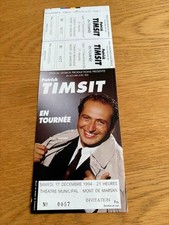 billet ticket place de concert