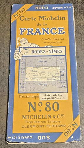 Carte michelin 80 - michelin,
