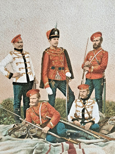 Gravure cavalerie garde - gravure,