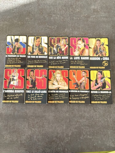 Lot livres sas - 10,