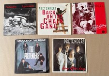PRETENDERS Lot x 5 FRENCH 7" 45 I go to sleep-Day after day-Stop your sobbing...