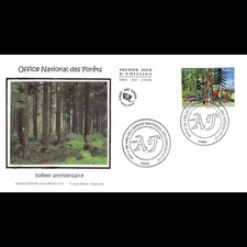 FDC soie - Office national des forêts - oblit 20/11/15 Paris