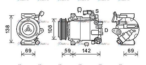 Compresseur climatisation ford - climatisation,