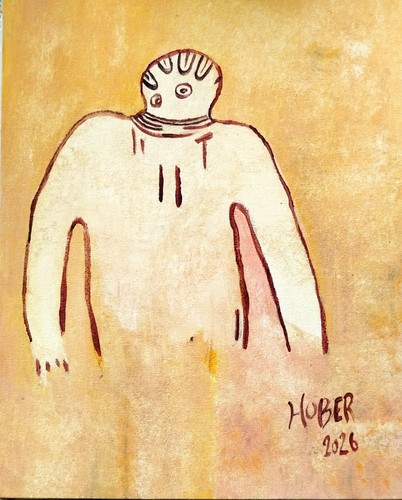 Peinture rupestre dieu - peinture, le