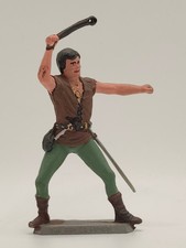 Mokarex figurine Thierry la Fronde peint Mc Caiffa sans manque ou casse