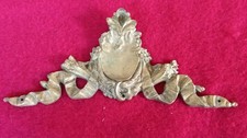Ancien Ornement Fronton meuble Décor Noeud old bronze furniture ornament