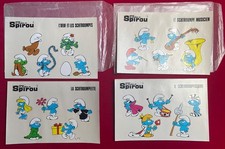 4 planches Décalcomanie