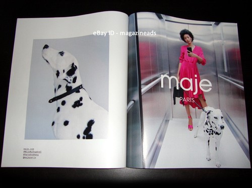 Maje page print - 2-page, ad