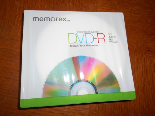 Dvd memorex - 5, dvd-r
