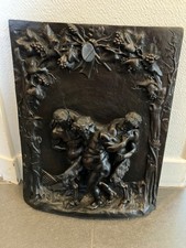 Grand bas relief en Bronze " Bacchus " (d'après Clodion) XIX°