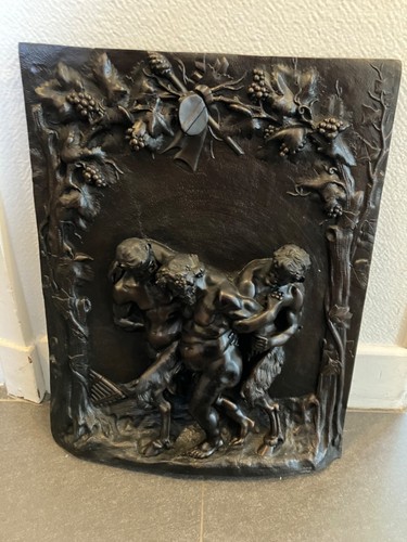 Grand bas relief bronze - bas, "