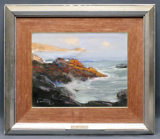 Pastel Louis Fortuney vers 1930 L'Estérel Mer Méditerranée