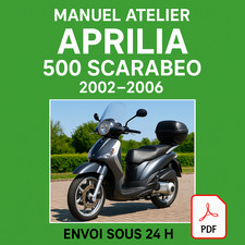 Manuel Atelier Aprilia Scarabeo 2002-2006 Revue Technique Moto RMT CD PDF