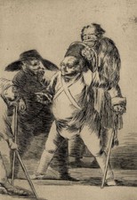 Militaire Arrogant - Francisco Goya Los caprichos Eau Forte Segui 1928