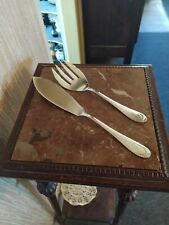 Couvert de Service à Poisson en Métal Argenté "Orbrille"