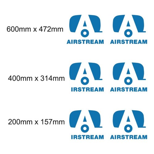 Set autocollants airstream - set,