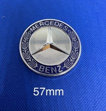Logo Capot Mercedes Benz BLEU 57mm Emblème Autocollant