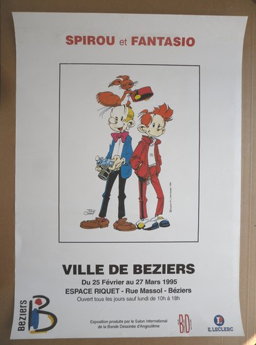 Spirou fantasio affiche - et,