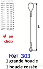 Elingue câble en acier