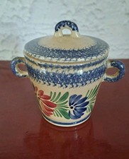 Ancien pot en faïence HB