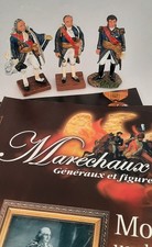 Lot De 3 Soldats En Plomb  HACHETTE Maréchaux D'empire N°46,44,43