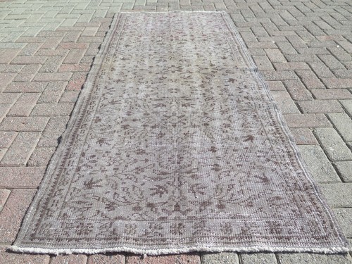 Tapis gris vintage - , vieilli