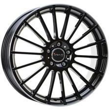 JANTES ROUES AVUS AC-M03 POUR OPEL ASTRA OPC 8X18 5X110 BLACK POLISHED LIP T7G