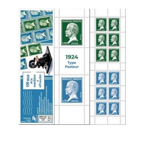 France 2024 carnet 100 ans - france,