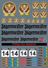 Décalcomanies Jagermeifter 1:18 au 1:87, Maquette, Slotracing, Mini Z