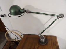 ANCIENNE LAMPE " JIELDE " 2 BRAS SUR SOCLE NETTOYEE ET RESTAUREE