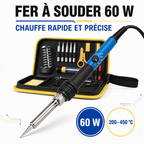Kit fer souder 60w - kit, à