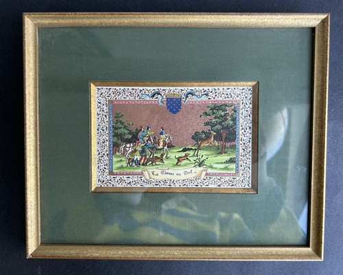 Enluminure gouache miniature