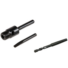 ARBRE PORTE TREPAN SDS-PLUS 100 mm 1/2 BSP AVEC CHASSE CONE et FORET DE CENTRAG