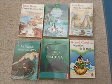 6 livres contes légendes mer sirènes cheval bleu ville d'Ys Léman Clavel Frain