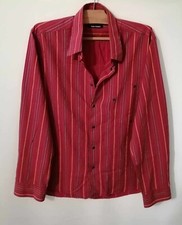 Chemise rouge à rayures coton doux regular T40 Devred (4410112)
