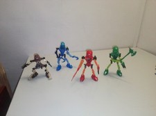 Lego Bionicle Pack 4 Toa Mata 2001 Très Bonne État - Manque Petite Pièces