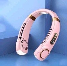 🌀 Ventilateur tour de cou puissant - Rose