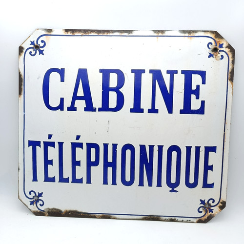 Ancienne plaque émaillée - plaque,