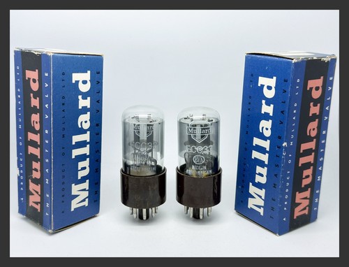 Nos mullard ecc33 6sn7gt - 2,