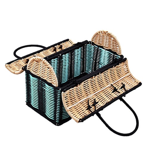 Sac main imitation rotin - sac,