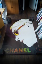 CHANEL SUNGLASSES D Large French Bus Vintage Advertising Fashion Poster Original