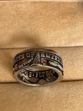 Bague pièce de 1 US Dollar  Taille 10