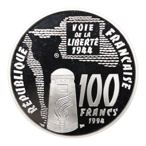 France 100 francs argent 1994 - france,