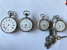 Lot de 4 montres à gousset En