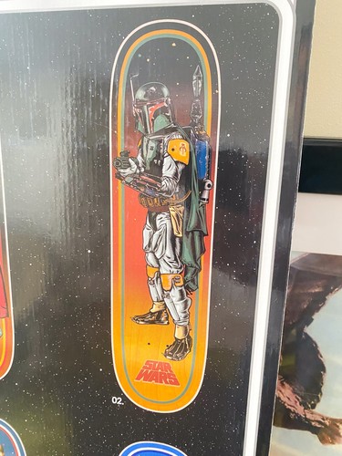 Skateboard star wars boba - boba, fett