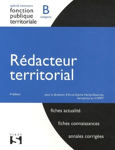 Rédacteur territorial