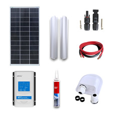 Kit panneau solaire photovoltaïque mono 100W motorhome contrôleur MPPT