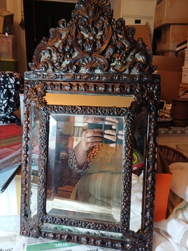 Miroir ancien lairon - lairon, repoussé